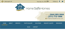Tablet Screenshot of homesafehomes.com
